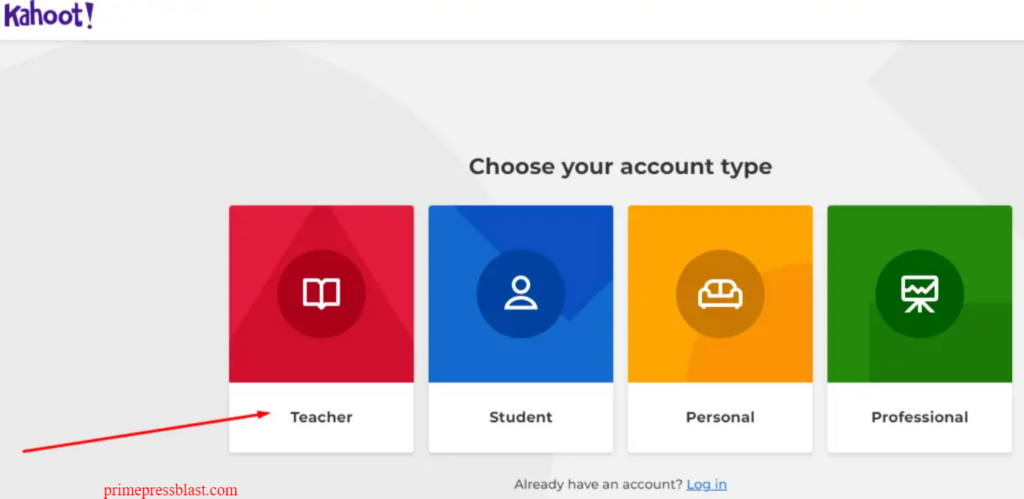 Kahoot Teacher Login